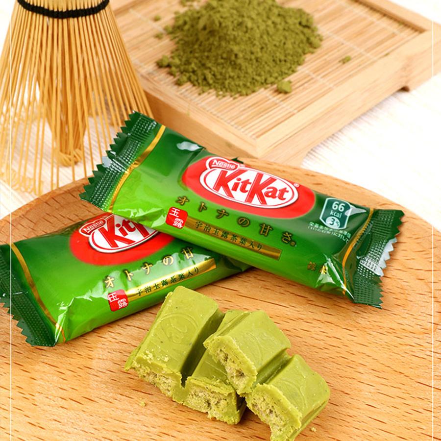Matcha Green Tea Flavour Mini Kitkat Chocolate Bar - 6 pieces