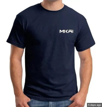 MKAI Men's Short Sleeve T-Shirt in Blue